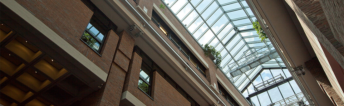 Glas-Aluminium-Dachkonstruktion, Kulturzentrum Gasteig in München